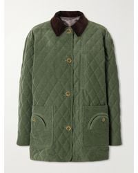 Blazé Milano - Clelia Matellassé Cotton-Corduroy Jacket - Lyst