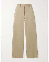 Matteau - Net Sustain Organic Cotton-Blend Twill Straight-Leg Pants - Lyst