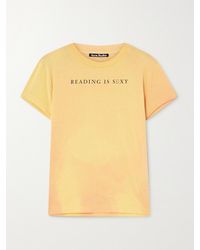 Acne Studios - Printed Cotton-Jersey T-Shirt - Lyst