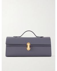 SAVETTE - Slim Symmetry Leather Top-Handle Bag - Lyst