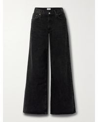 Agolde - Net Sustain Clara Baggy Low-Rise Flared Organic Jeans - Lyst