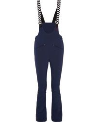 Perfect Moment Gt Side-stripe Salopettes - Blue