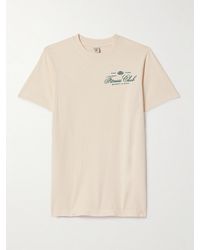 Sporty & Rich - Fitness World Printed Cotton-Jersey T-Shirt - Lyst