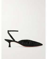 Loeffler Randall - Rio Ruched Satin Pumps - Lyst