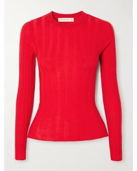 &Daughter - Pullover Aus Gerippter Wolle - Lyst