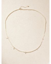 PERSÉE - Kette Mit Perlen, Diamanten Und Details Aus 18 Karat - Lyst