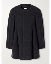 Bottega Veneta - Paneled Wool-Blend Flannel Coat - Lyst
