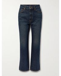KHAITE - Abigail High-Rise Straight-Leg Jeans - Lyst