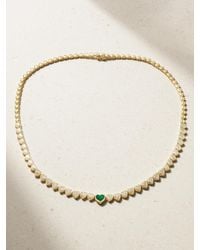 Anita Ko - 18-Karat, Diamond And Emerald Necklace - Lyst