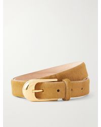 KHAITE - Dome Calf Hair Belt - Lyst