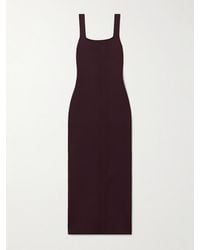 KHAITE - Dixi Stretch-Knit Midi Dress - Lyst