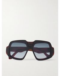 Loewe - Anagram Oversized Aviator-Style Tortoiseshell Acetate Sunglasses - Lyst