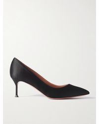 Aquazzura - Purist 65 Satin Point-Toe Pumps - Lyst
