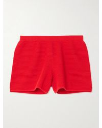 Escvdo - Amada Crocheted Cotton Shorts - Lyst