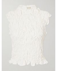 Heirlome - Sloane Silk-Crepe Top - Lyst