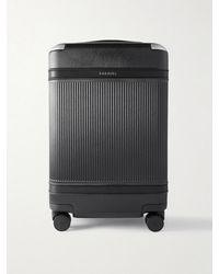 Paravel - Net Sustain Aviator Carry-On More Vegan Leather-Trimmed Recycled Hardshell Suitcase - Lyst