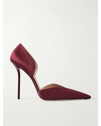 Victoria Beckham - Angle D'Orsay 115 Satin Pumps - Lyst