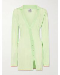 Donde Esteban - Lulo Guayabera Stretch-Knit Mini Dress - Lyst