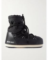 Moon Boot - Icon Light Low Schneestiefel Aus Shell Und Kunstleder - Lyst