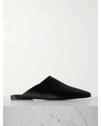 Loro Piana - Alba Satin Slippers - Lyst