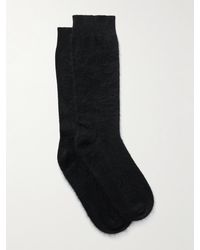 Lisa Yang - Brushed-Cashmere Socks - Lyst