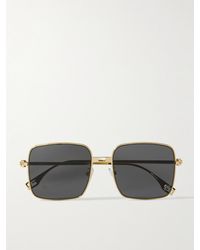 Fendi - Baguette Square-Frame-Tone Sunglasses - Lyst