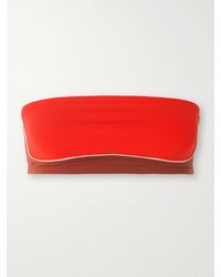 Eres - Club Strapless Color-Block Bikini Top - Lyst