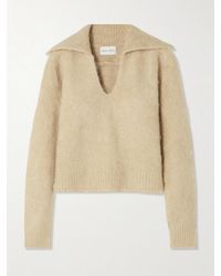 Loulou de Saison - Ambrose Brushed Alpaca-Blend Sweater - Lyst