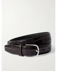 TOTEME - Gürtel Aus Leder Mit Krokodileffekt - Lyst