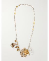 Dries Van Noten - Embellished-Tone Necklace - Lyst
