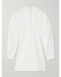 D'Estree - Mini-Robe En Popeline De Coton À Fronces Atsuko - Lyst