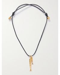 Alighieri - Net Sustain Gone Fishing-Plated Cord Necklace - Lyst