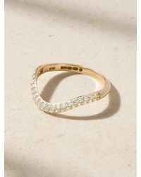 STONE AND STRAND - Bague En Or 14 Carats (585/1000) Et Diamants Anjelica - Lyst