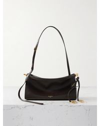 Alaïa - Click E/W Small Textured-Nubuck Shoulder Bag - Lyst