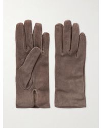 Nour Hammour - Suede Gloves - Lyst