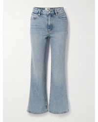FRAME - Jean Bootcut Raccourci Taille Haute The Pixie Arrow - Lyst