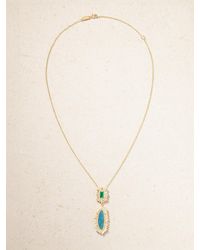 Suzanne Kalan - 18-Karat Multi-Stone Necklace - Lyst