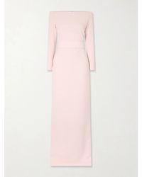 Solace London - Sabina Off-The-Shoulder Stretch-Crepe Maxi Dress - Lyst