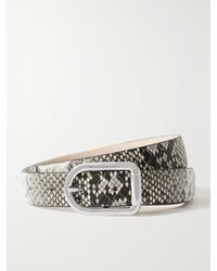 DEHANCHE - Mija Snake-Effect Leather Belt - Lyst