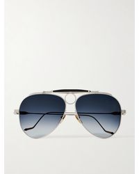 Jacques Marie Mage - Duke 2-Tone Aviator-Style Sunglasses - Lyst