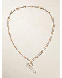JIA JIA - Jumbo 14-Karat And, Crystal Quartz And Diamond Necklace - Lyst
