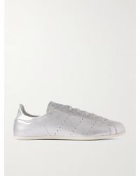 adidas Originals - Stan Smith Lo Pro Perforated Metallic Leather Sneakers - Lyst