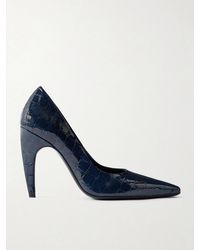 Jude - Fame Croc-Effect Leather Pumps - Lyst