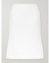 ShuShu/Tong - Crinkled Cotton-Blend Mini Skirt - Lyst