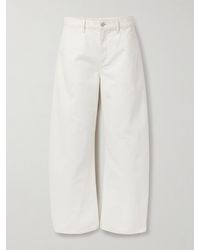 Nili Lotan - Tribeca High-Rise Barrel-Leg Jeans - Lyst