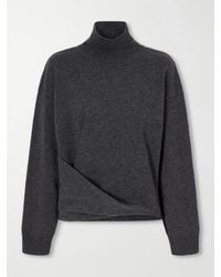 Rohe - Asymmetric Wool And Cashmere-Blend Turtleneck Sweater - Lyst