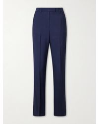 Kallmeyer - Charlie Woven Mid-Rise Straight-Leg Pants - Lyst
