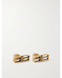Balenciaga - License Goldfarbene Ohrringe - Lyst