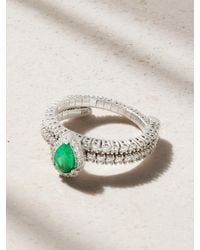 AMRAPALI LONDON - 18-Karat, Diamond And Emerald Ring - Lyst