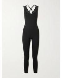 Eres - Devi Tulle-Trimmed Stretch-Jersey Jumpsuit - Lyst
